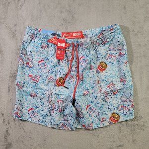 RSVLTS Budweiser Dad's Cooler Swim Shorts Trunks Beer 2XL 5722S